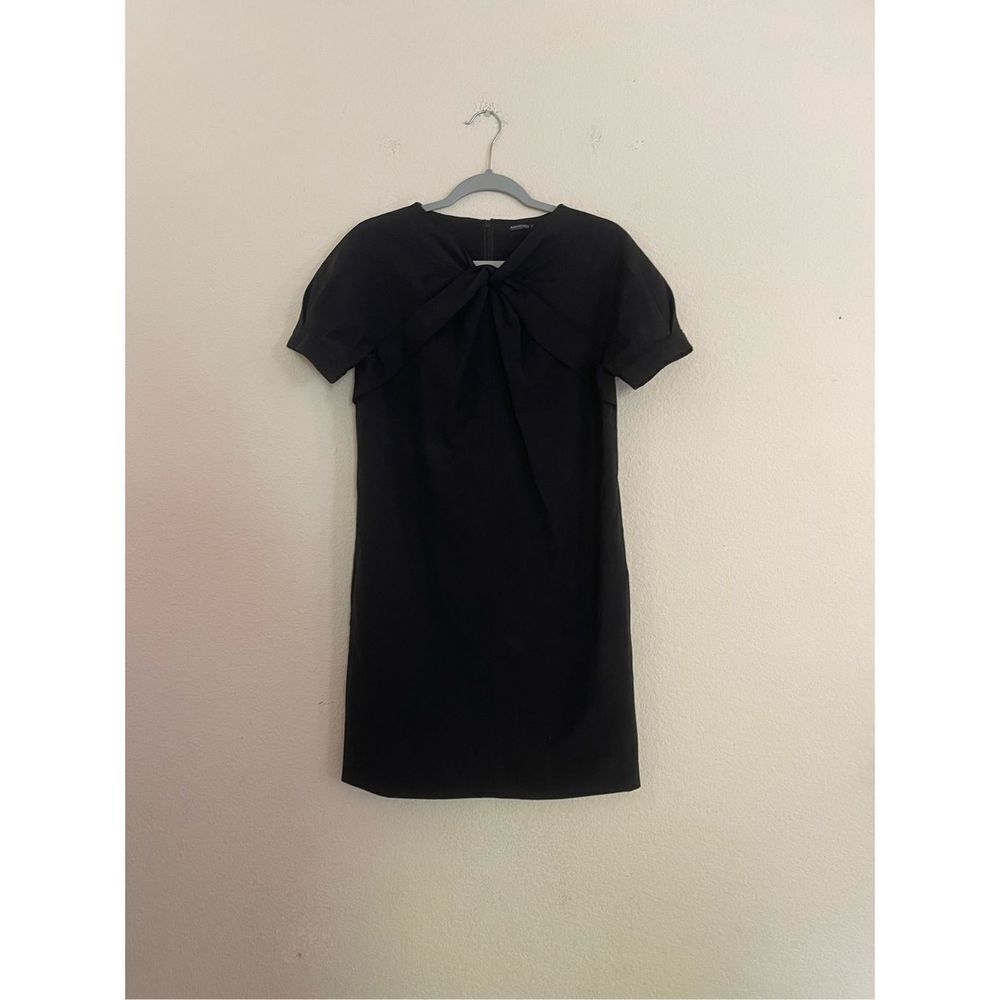 Magaschoni‎ wool puff sleeve shirt mini dress size 6